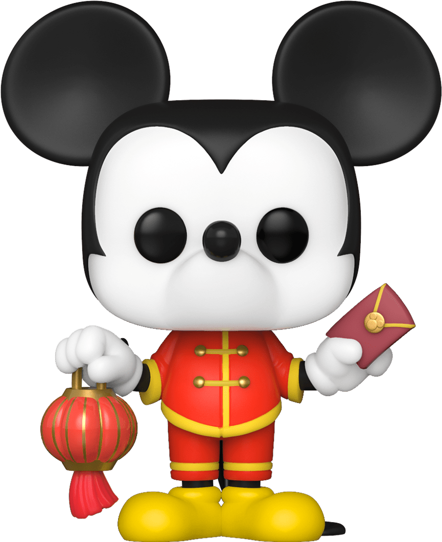 Mickey Chinese New Year Funko Clipart (1300x1300), Png Download