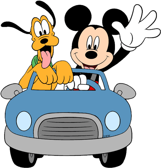Mickey, Minnie And Pluto Clip Art 3 Disney Clip Art - Mickey Mouse E Pluto - Png Download (553x575), Png Download