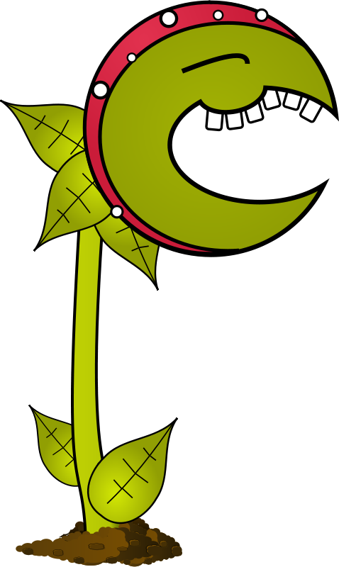 Cartoon Carnivorous Plant Clipart (478x800), Png Download