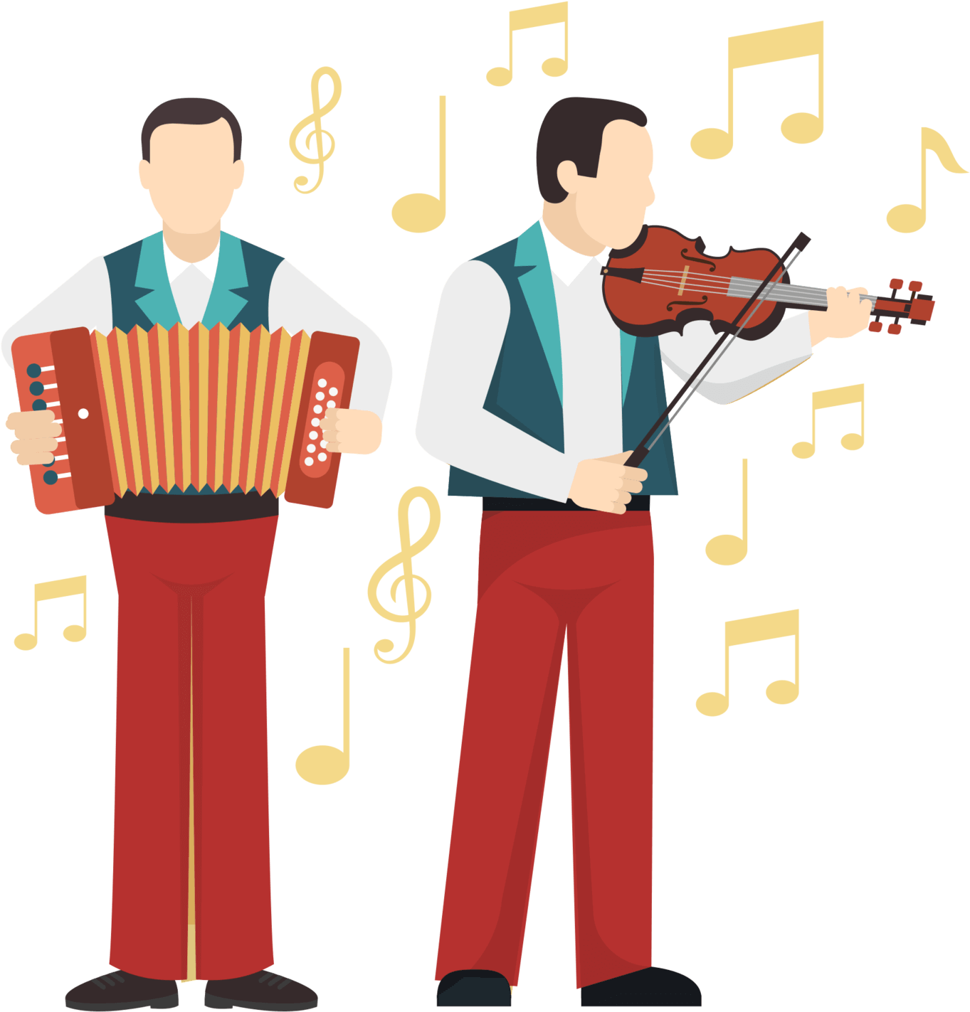 Traditional - People Section Music Png Clipart (1531x1532), Png Download