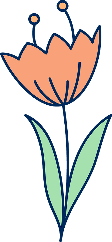 Easter Flower Clipart - Png Download (369x800), Png Download