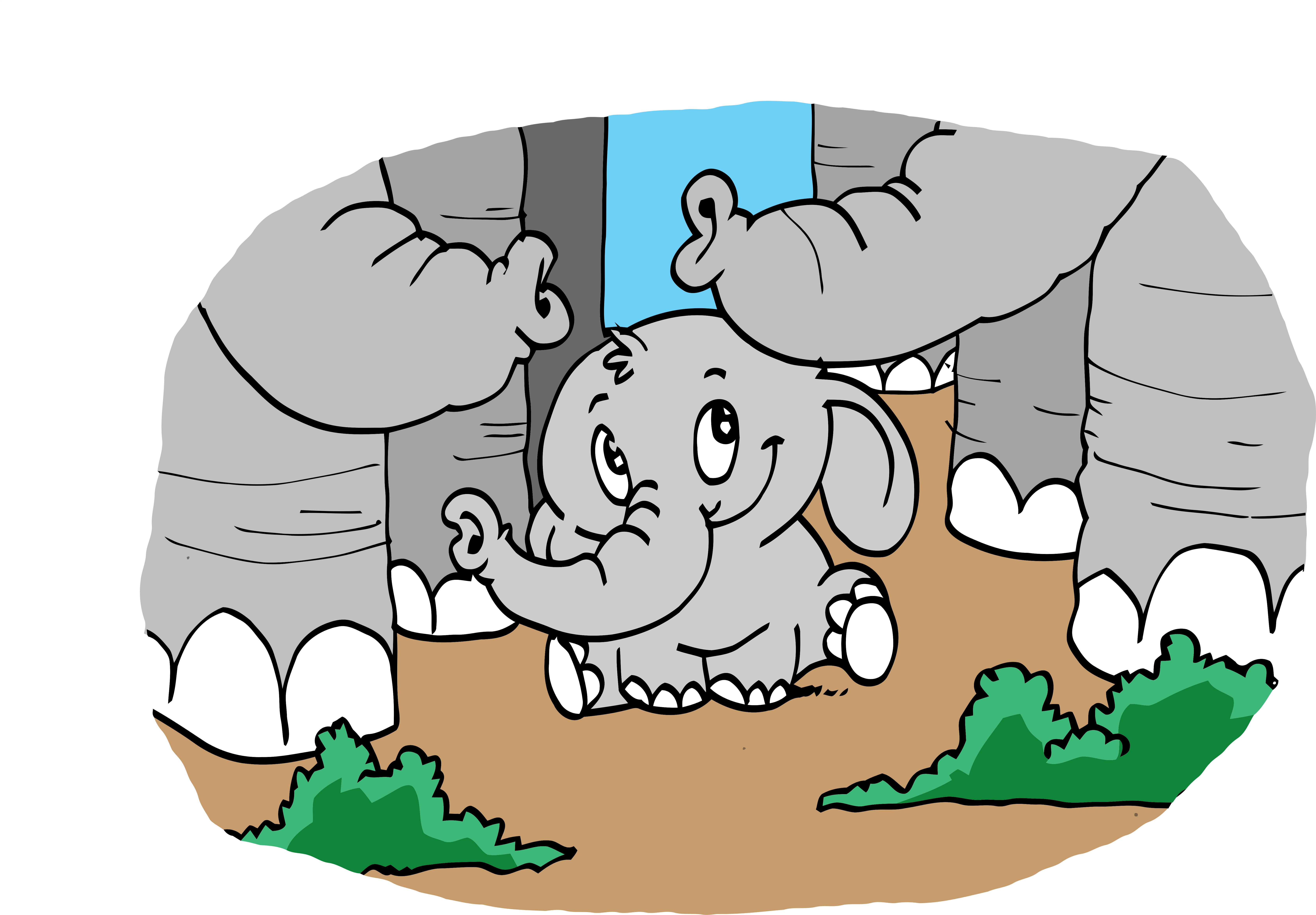 Cartoon Clipart (7290x5080), Png Download