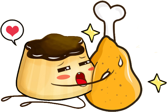 Meat Clipart Sandwich Meat - Png Cute Chicken Food Transparent Png (640x640), Png Download