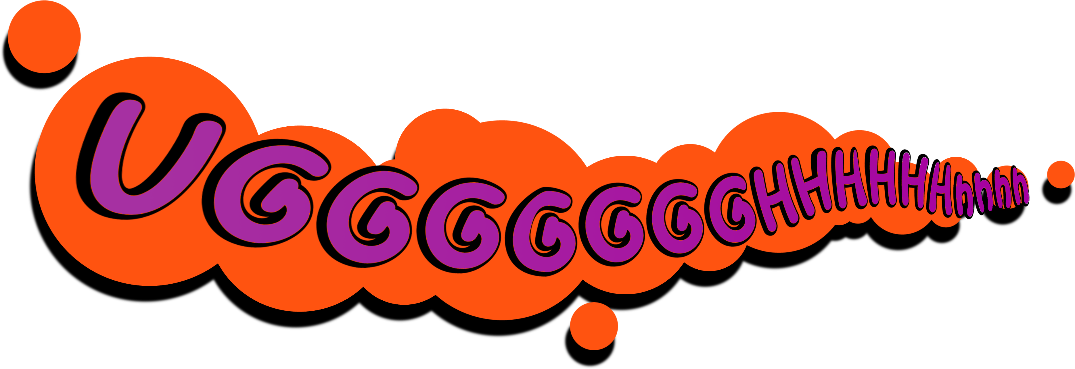 Comic Sound Effects Png Clipart (3739x1285), Png Download