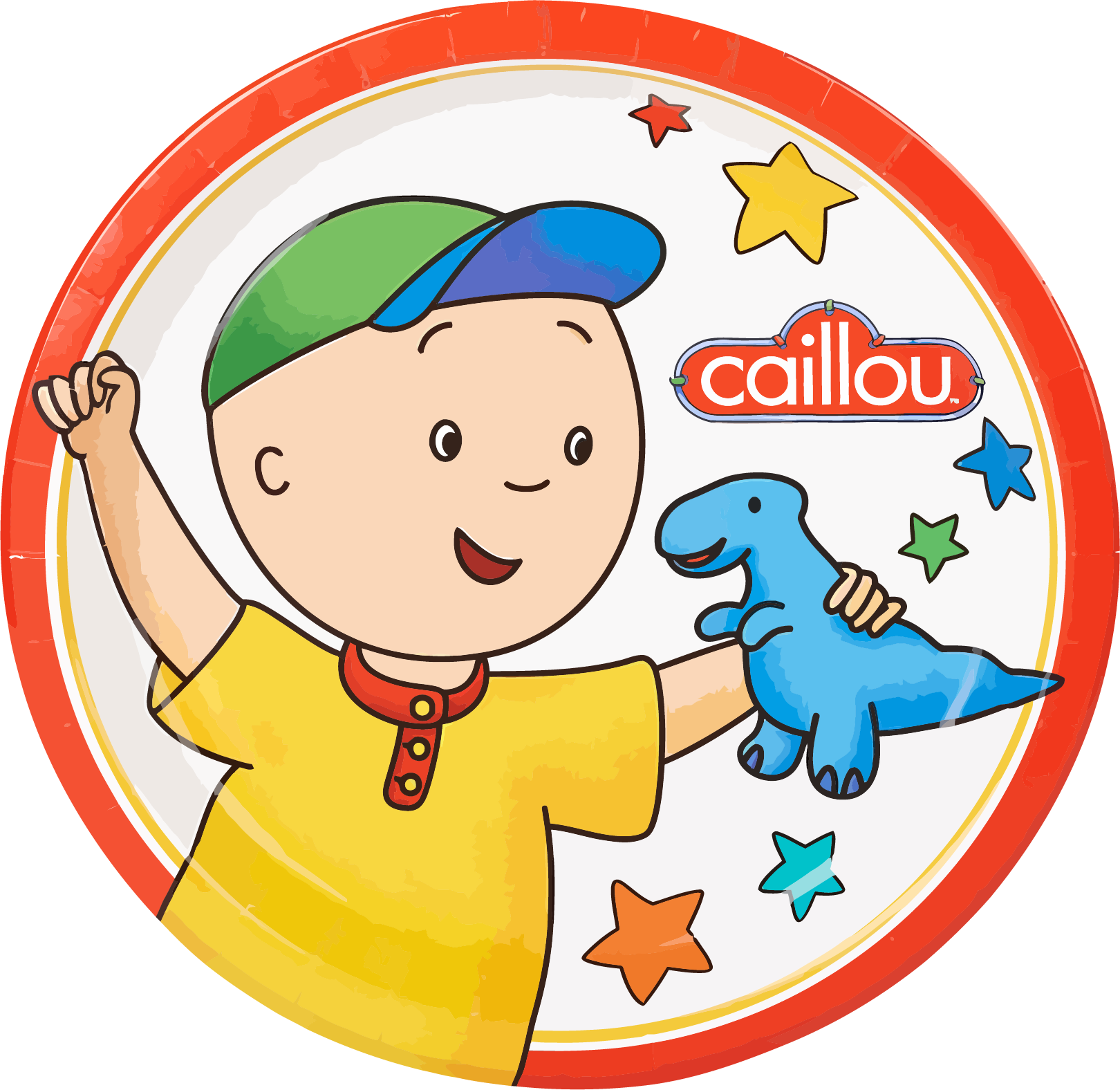 Caillou Dinosaur Toy Clipart Png Download - Png Caillou Transparent Png (1620x1576), Png Download