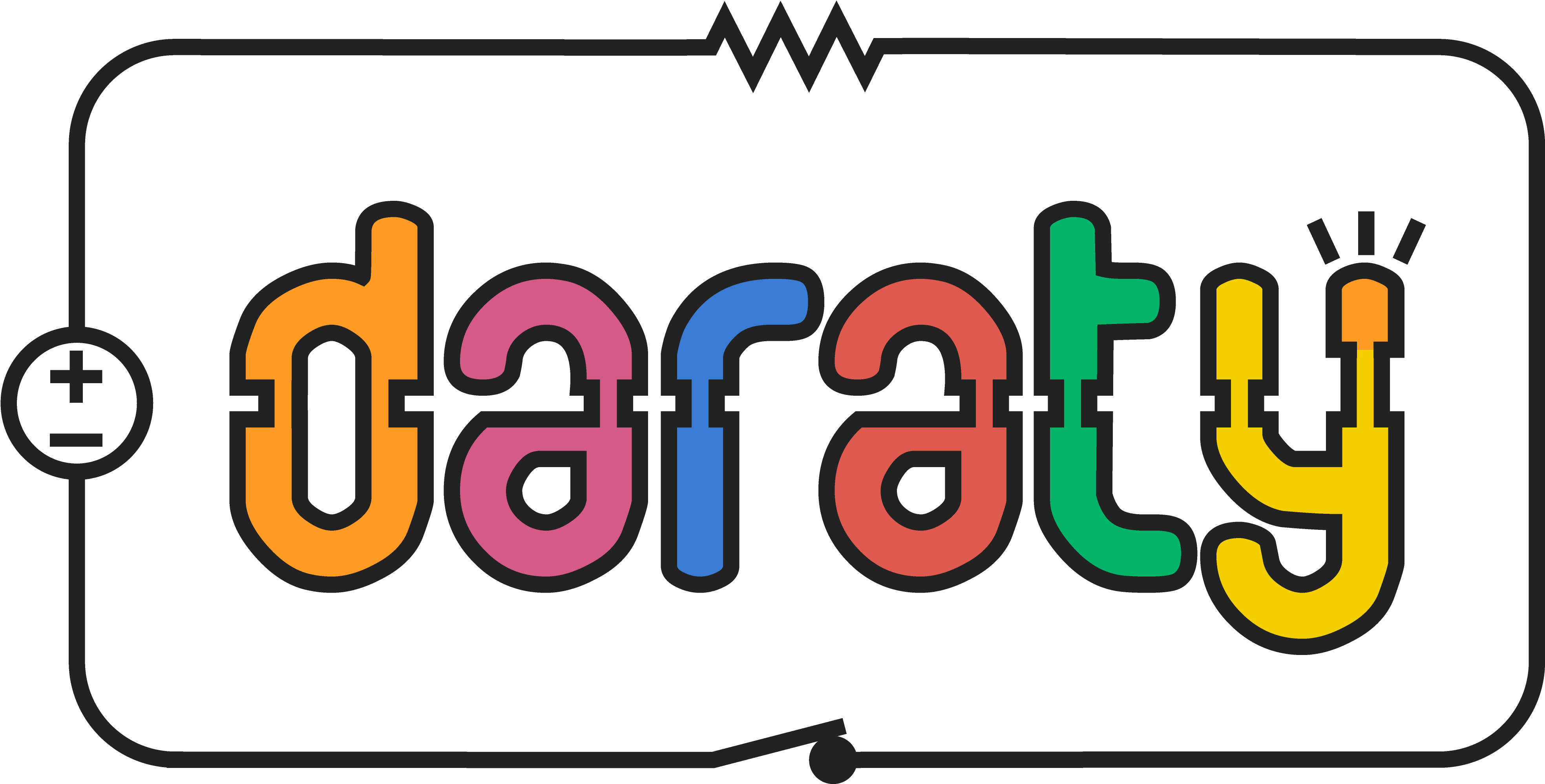 Daraty Clipart (4111x2152), Png Download