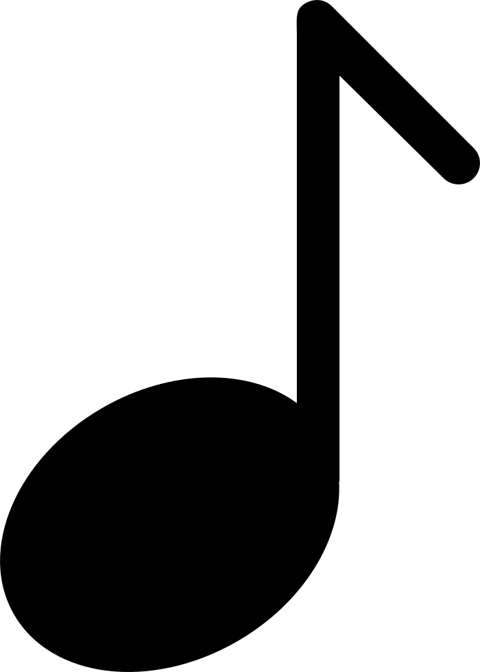 Music Note Easy - Music Notes Solid Black Clipart (700x980), Png Download