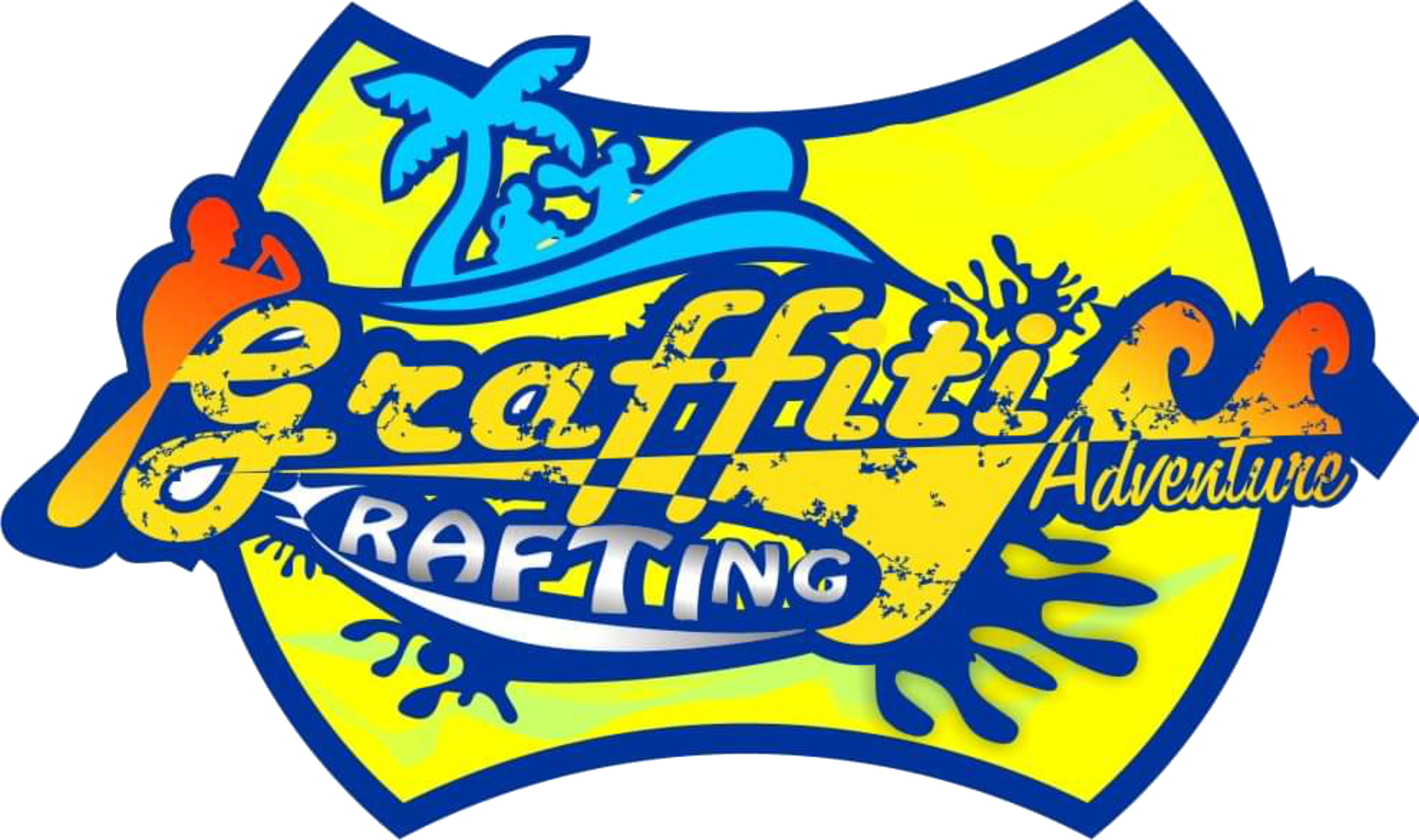 Graffiti Adventure - Grafiti Rafting Clipart (3238x1918), Png Download