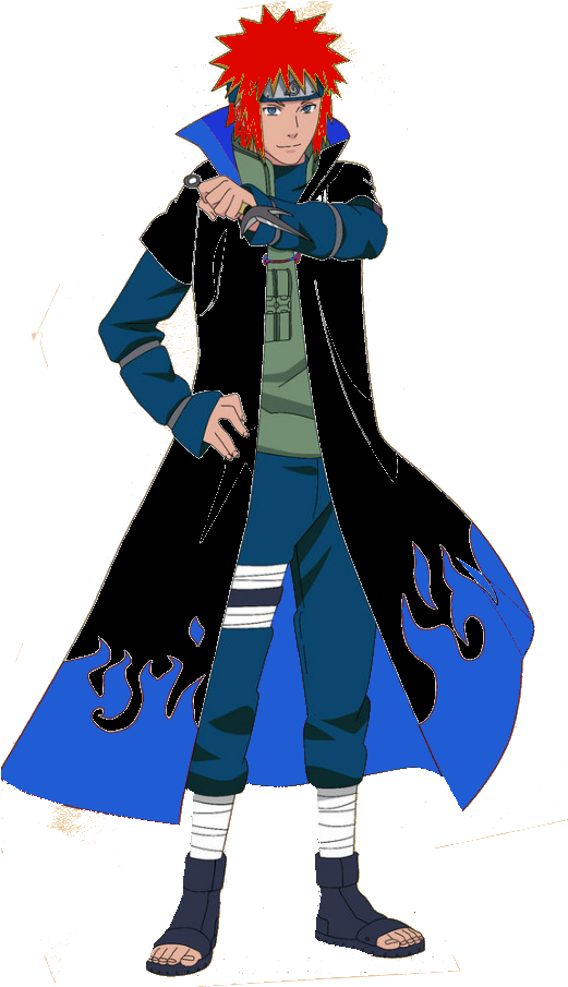 Transparent Naruto Hokage Png - Minato Namikaze Png Clipart (521x905), Png Download