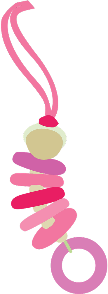 Pink Baby Girl - Clip Art Mainan Anak - Png Download (500x1000), Png Download