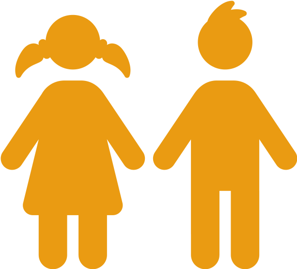 Transparent People Holding Hands Clipart - Black White Children Outline - Png Download (613x555), Png Download