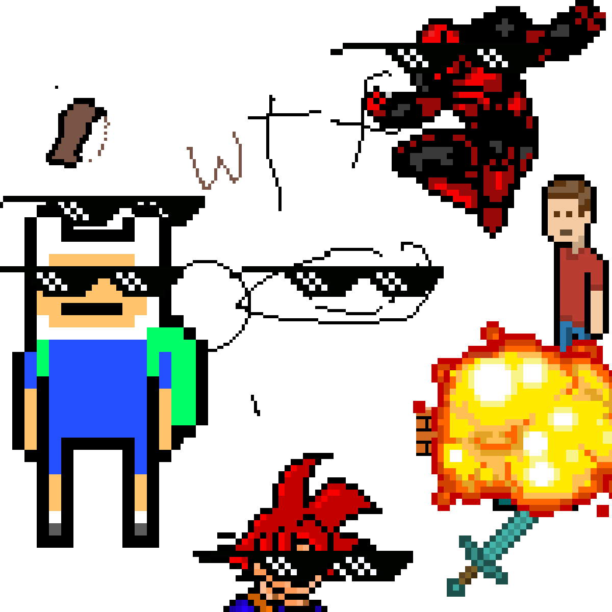 Mlg Finn The Human Clipart (1200x1200), Png Download