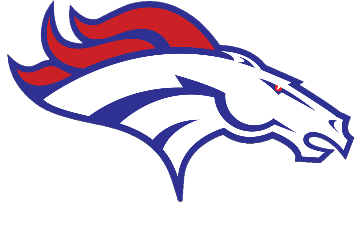 Logos De Los Broncos De Denver Clipart (1416x1086), Png Download