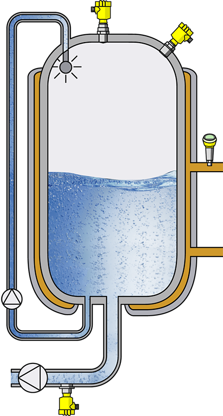 Misura Di Livello E Pressione Per Lo Stoccaggio Di Clipart (450x838), Png Download