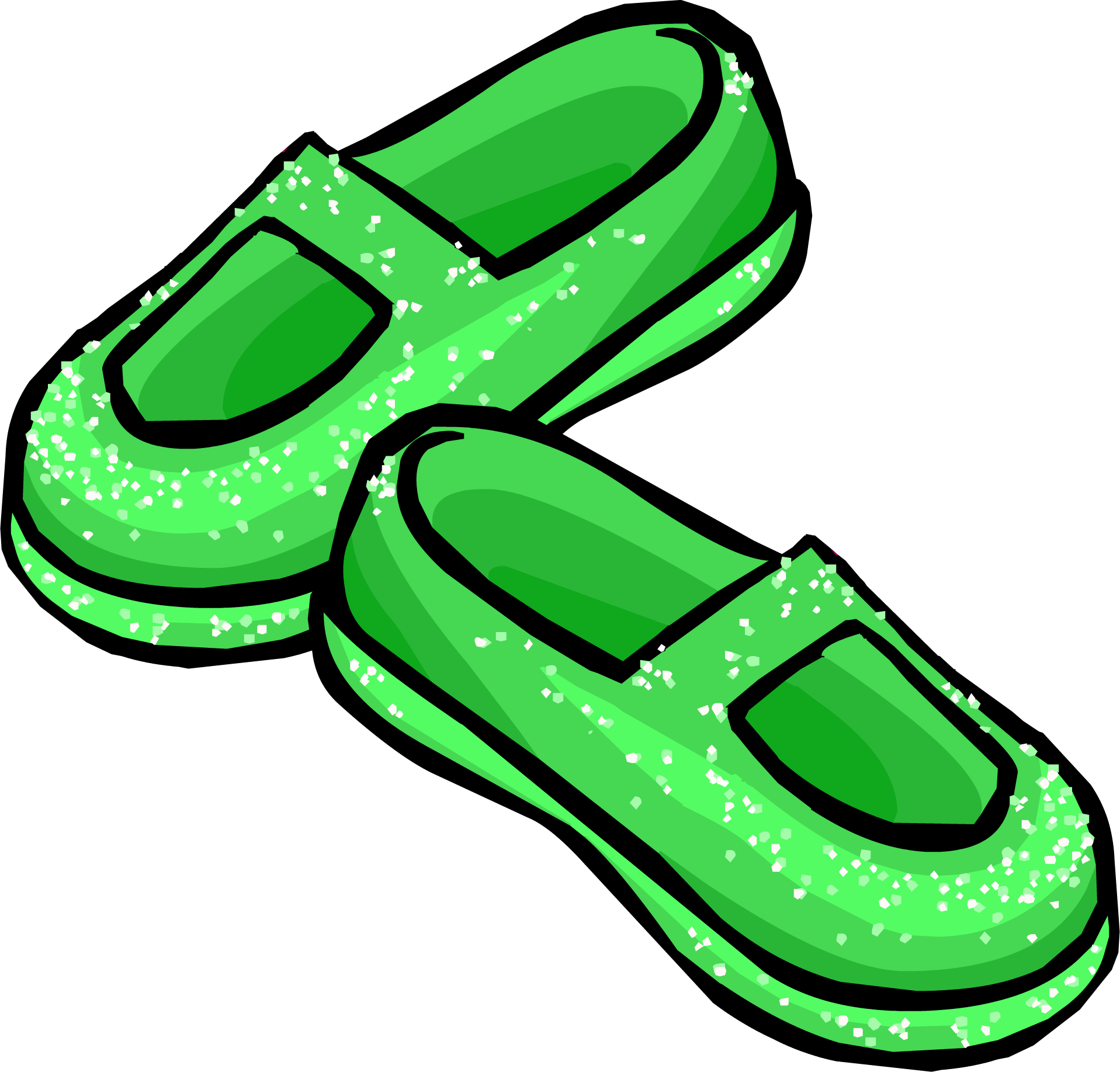 Club Penguin Rewritten Wiki - Yellow Shoes Clipart - Png Download (1917x1835), Png Download