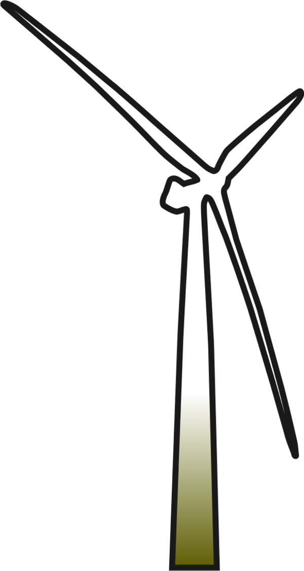 Wind Turbine - Clipart Wind Turbine Cartoon - Png Download (600x1127), Png Download