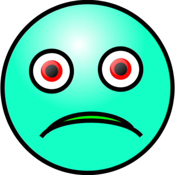 Emoticons Sad Face - Smiley Clipart (600x598), Png Download