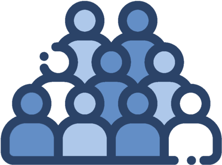 Growyouraudience - Circle Clipart (1000x454), Png Download