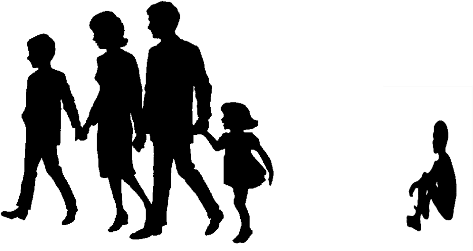 Black Family Reunion Clip Art Clipart - Family Clipart Transparent Background - Png Download (950x517), Png Download