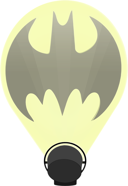 Download Graphic Batman Bat Signal - Batman Signal Light Png Clipart