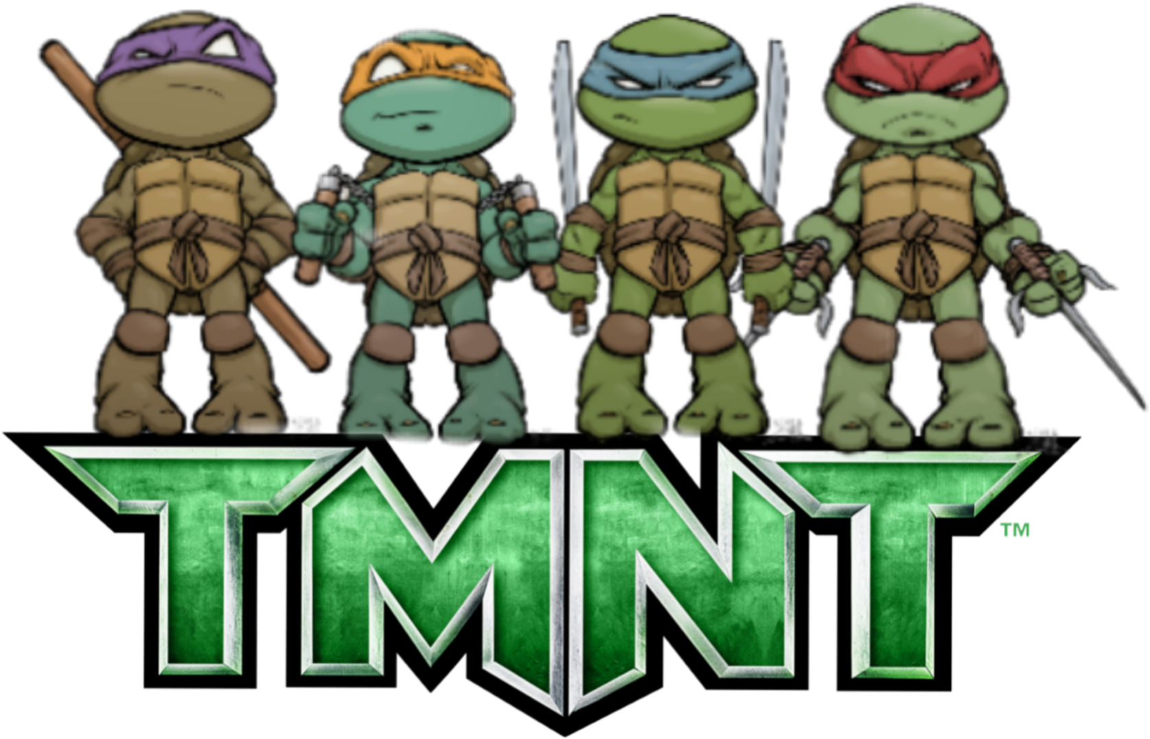 Teenage Mutant Ninja Turtles Logo Words Clipart (1773x1773), Png Download