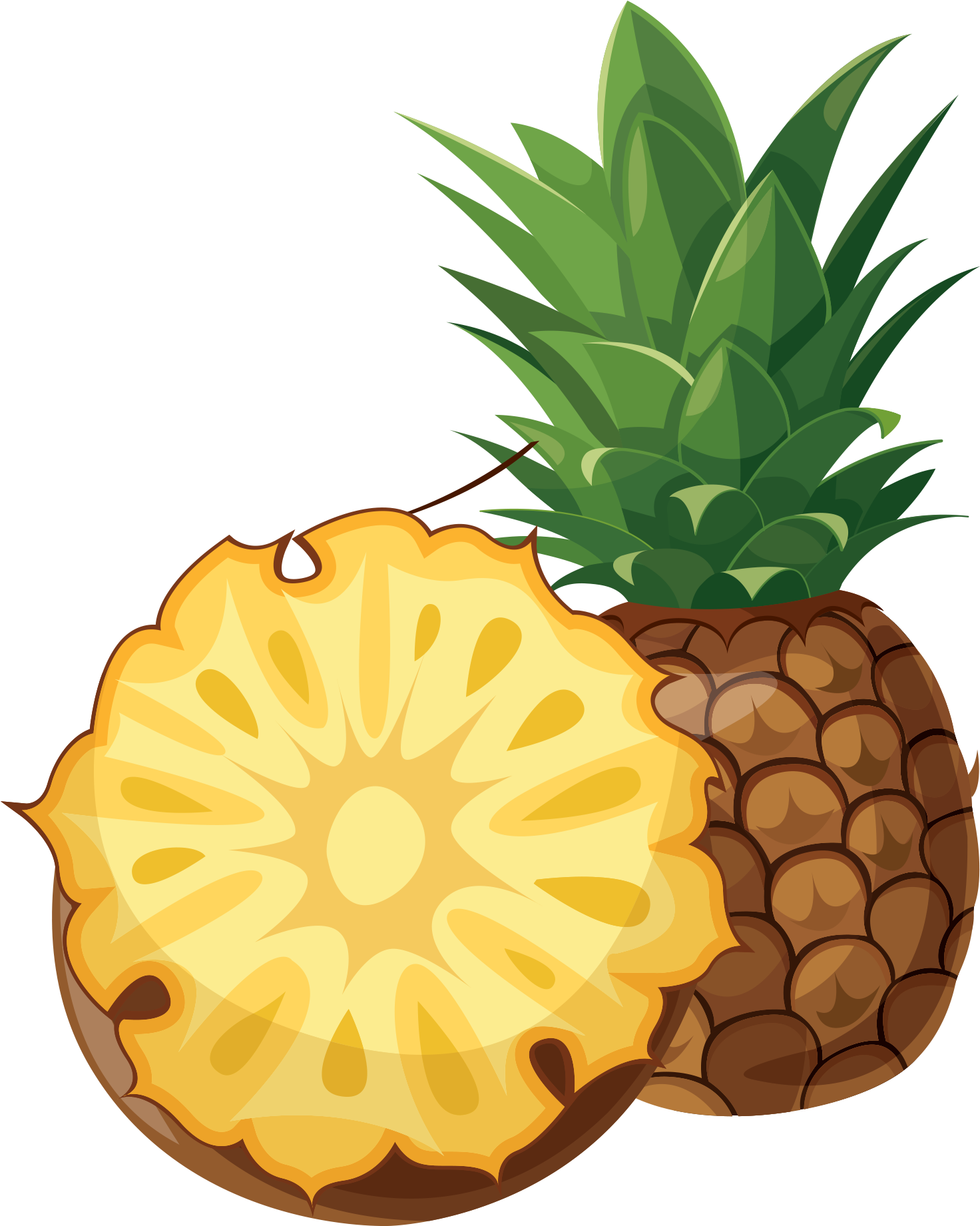 Pineapple Clipart (2048x2048), Png Download