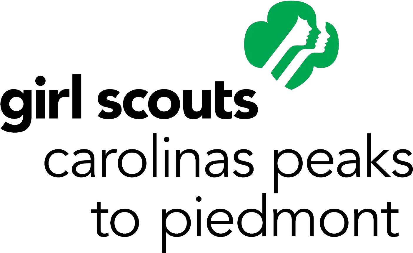 Girl Scouts Peaks To Piedmont Logo Girl Scouts - New Girl Scout Clipart (1404x862), Png Download