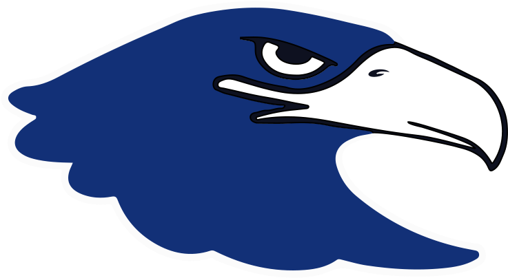 High School Deaf Sports - Delaware School For The Deaf Blue Hawks Clipart (750x450), Png Download