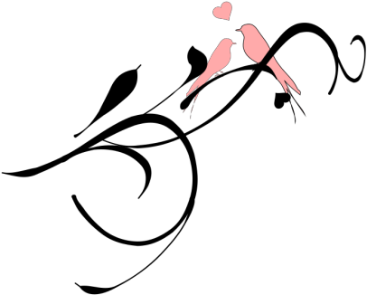 Birds On A Branch Png Clip Art - Ranjith Name Transparent Png (600x600), Png Download