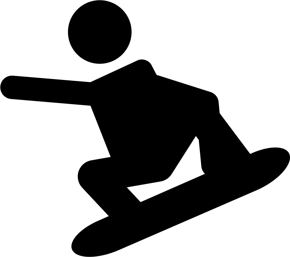 Snowboarding Sport Computer Icons Skiing - Snowboard Icono Png Clipart (981x870), Png Download