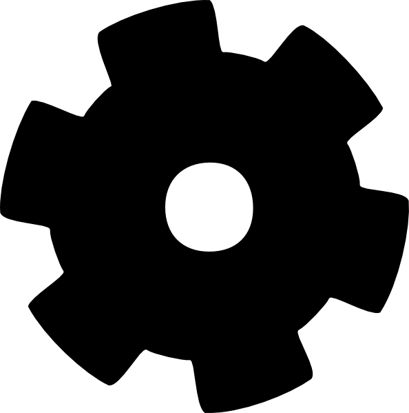 Transparent Colorful Gears Clipart - Cog Spinning - Png Download (594x599), Png Download