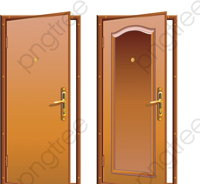 Door Clipart Vector - Door Vector - Png Download (677x623), Png Download