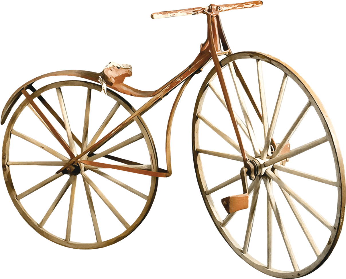 Invention De Karl Drais Clipart (1280x1046), Png Download