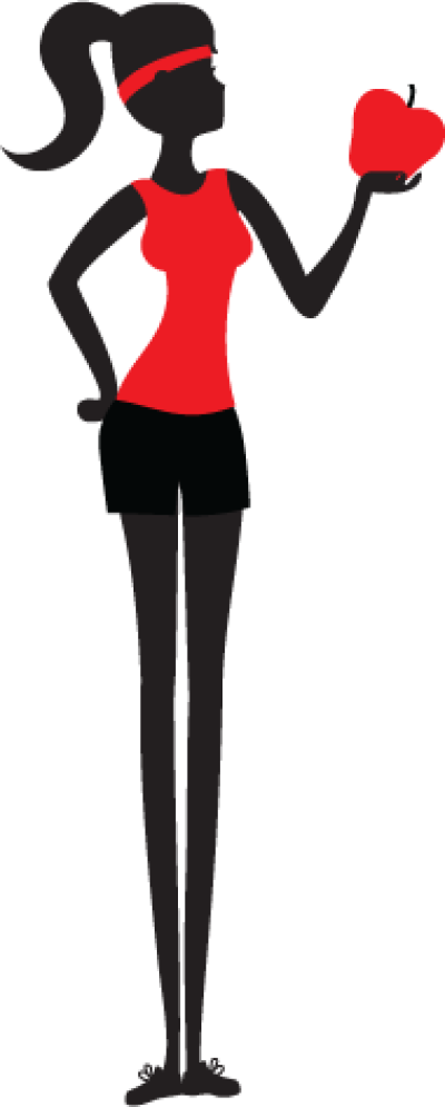 Skinny Girl Clipart - Png Download (400x995), Png Download