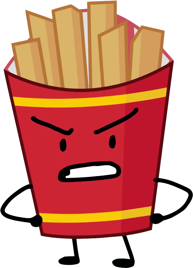 Peanut Butter Clipart Bfdi - Bfdi Fries - Png Download (683x945), Png Download
