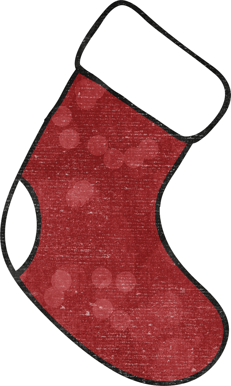 Hanging Christmas Stockings Clipart - Png Download (762x1270), Png Download
