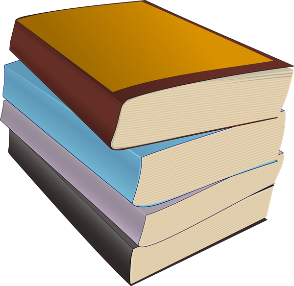 Stack Of Books Free To Use Clipart - Stack Stacked Books Clipart - Png Download (600x584), Png Download
