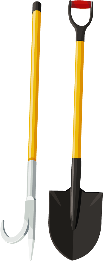 Shovel Pitchfork Tool Soil - Shovel Clipart (900x900), Png Download