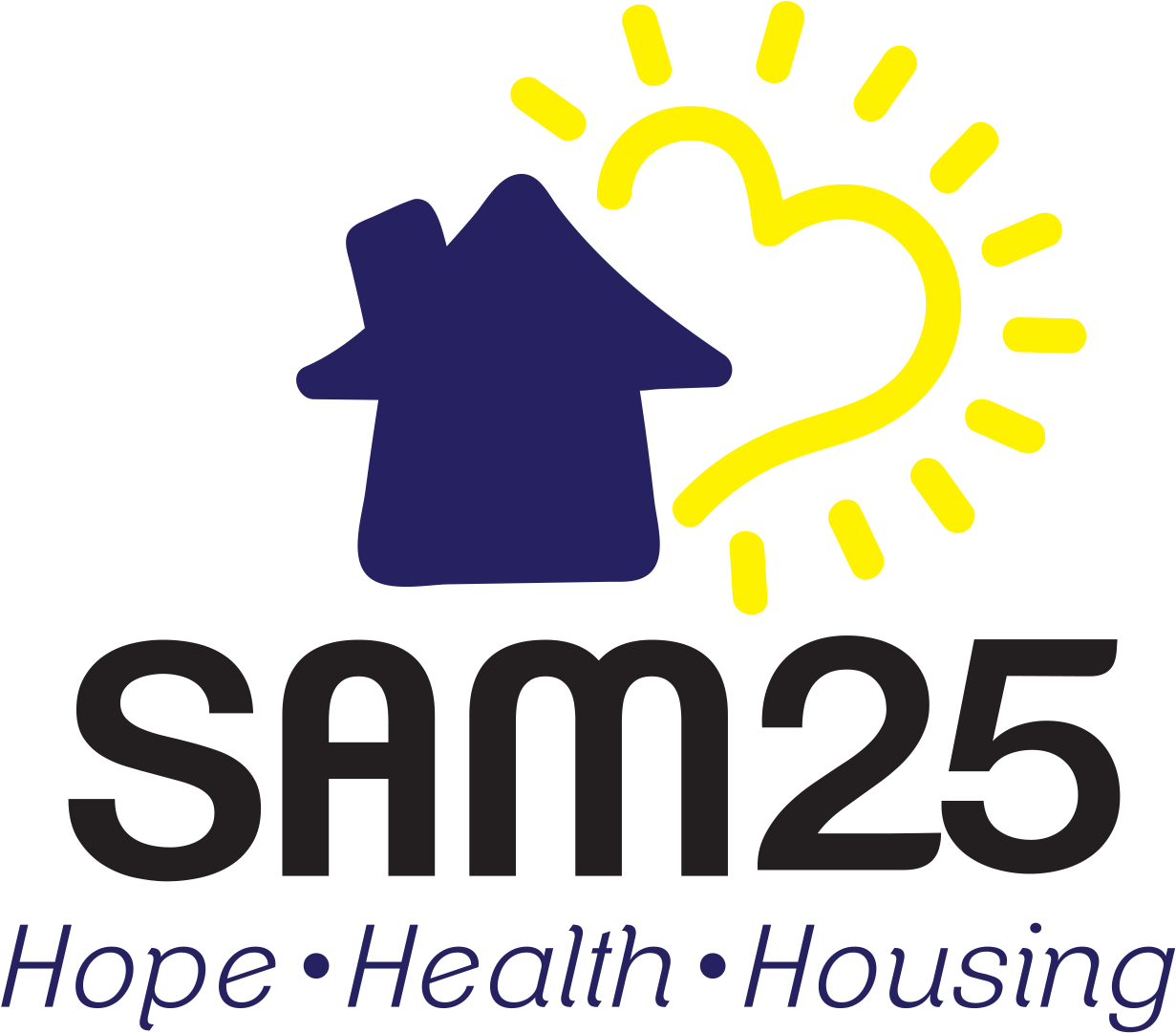 Transparent Homeless Shelter Clipart - Sam25 Logo - Png Download (1231x1081), Png Download