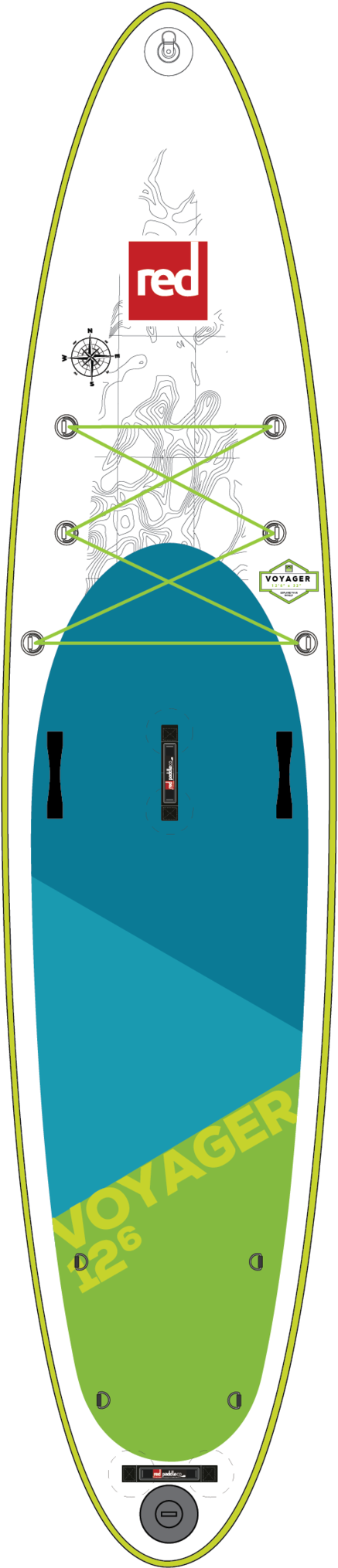 Red Paddle Clipart (463x2048), Png Download