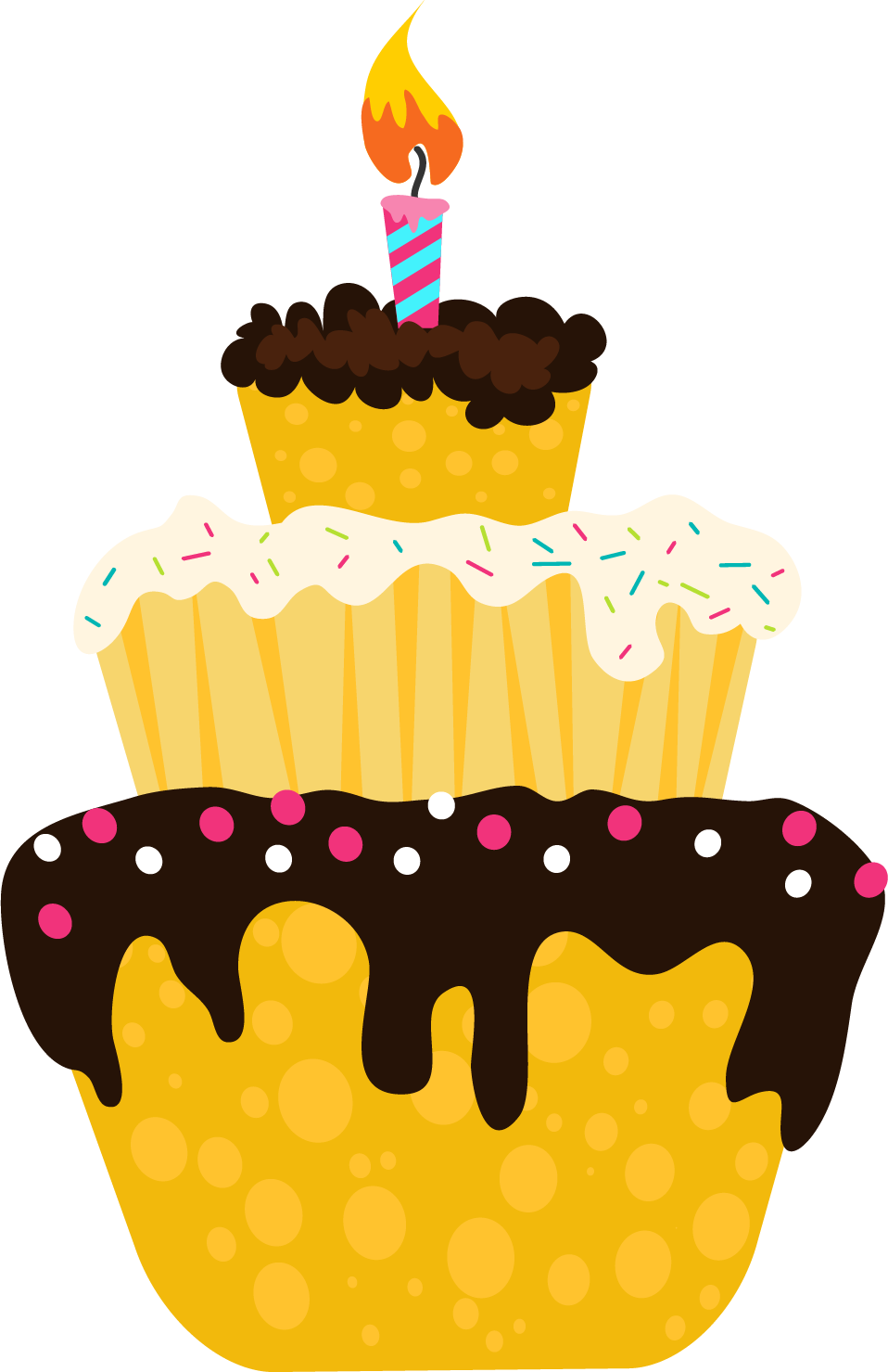 Chúc Mừng Sinh Nhật Tháng 2 Clipart (958x1479), Png Download