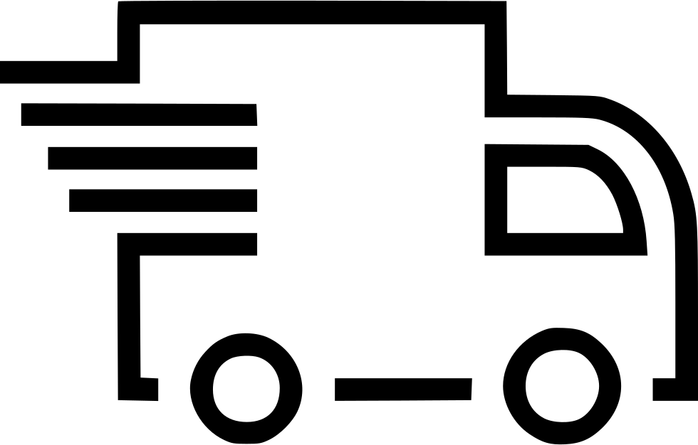 Truck Shipping Fast - Icon Fast Truck Png Clipart (980x626), Png Download