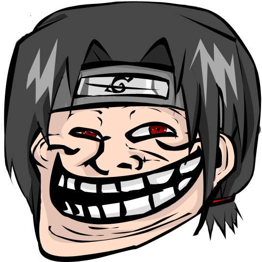 Naruto Troll Face Clip Arts - Png Download (652x542), Png Download