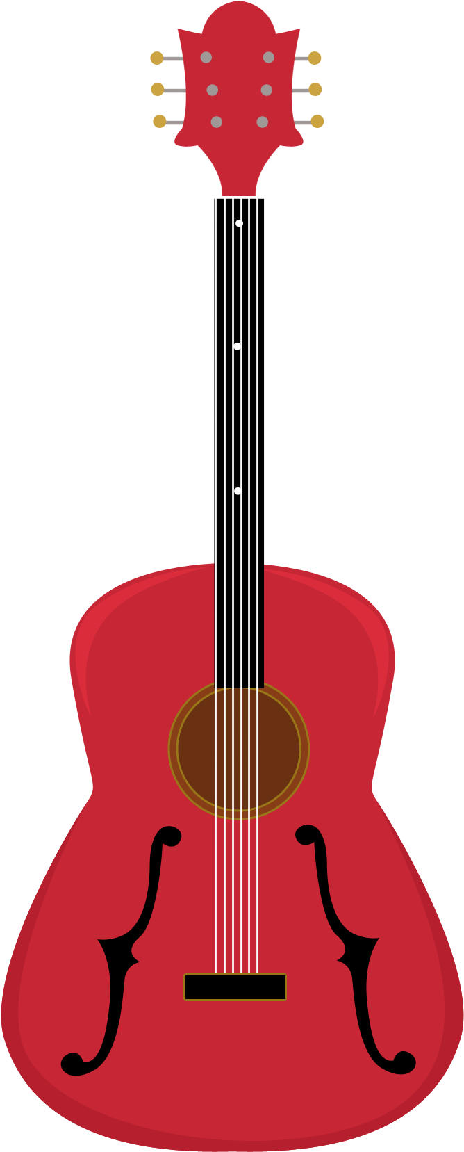 Pink Guitar Clipart - Png Download (1200x1800), Png Download