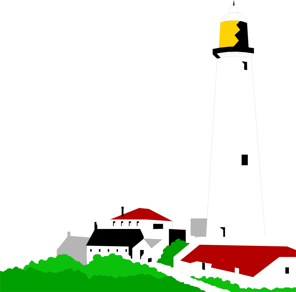 Lighthouse Clipart Border, Lighthouse Border Transparent - Illustration - Png Download (958x945), Png Download