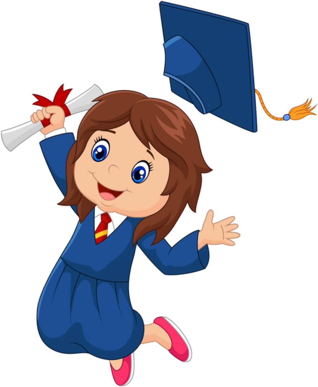 ####kid #kids #school #students #طالب #طفل #اطفال #مدرسة - Caricatura Niños De Graduacion Clipart (1074x1311), Png Download