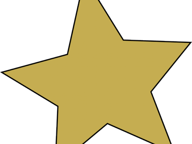 Transparent Gold Star Clipart - Png Download (640x480), Png Download