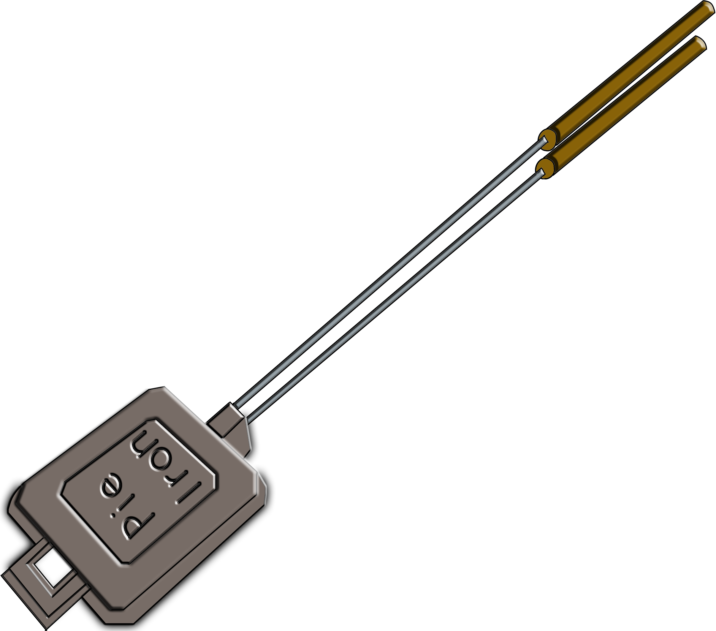 Pie Iron Clipart - Png Download (2412x2125), Png Download