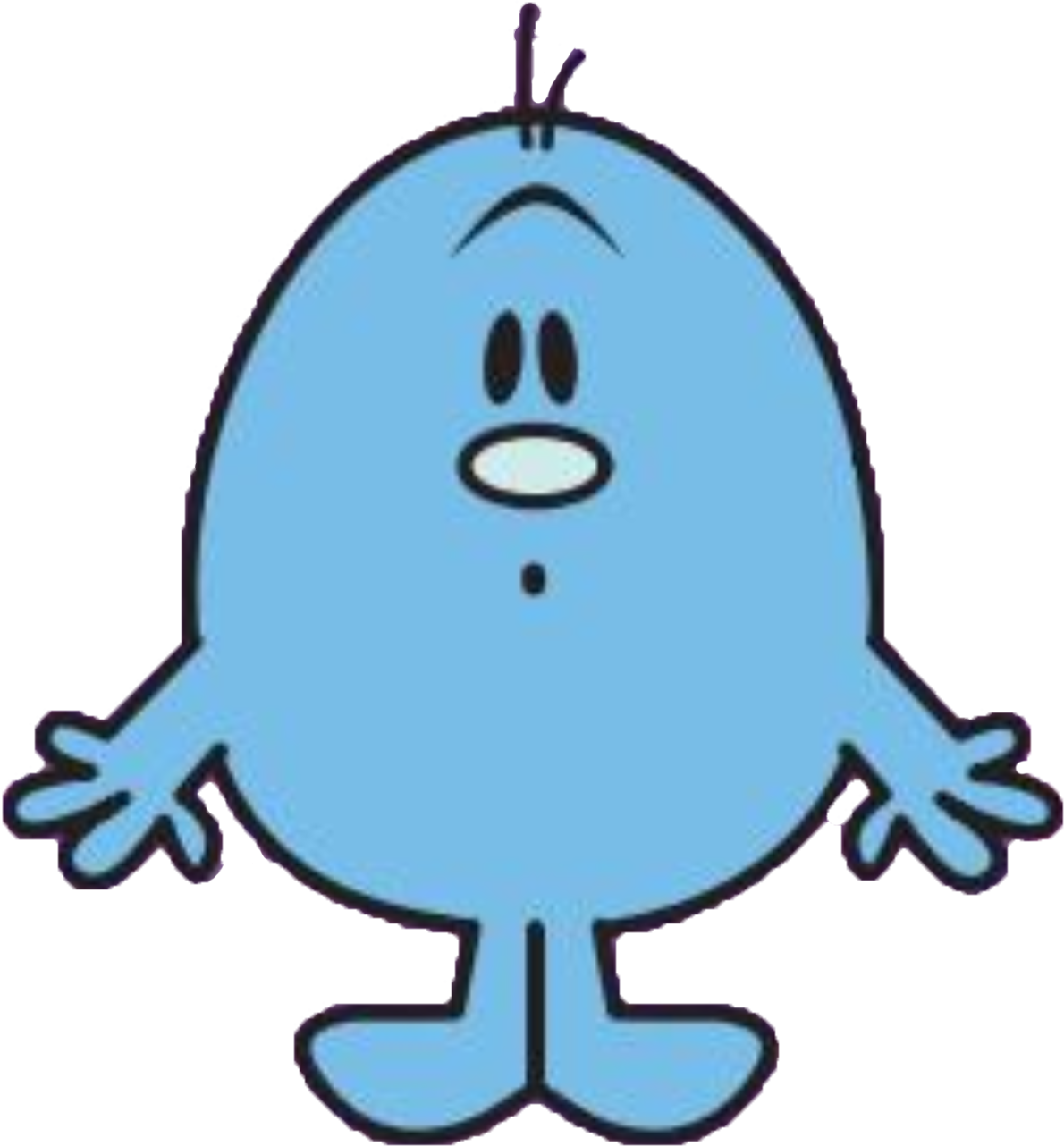 Mr Quiet 4a - Mr Men Mr Quiet Clipart (1190x1282), Png Download