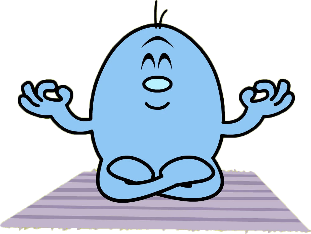 Mr Quiet 4a - Mr Men Show Mr Quiet Clipart (990x746), Png Download